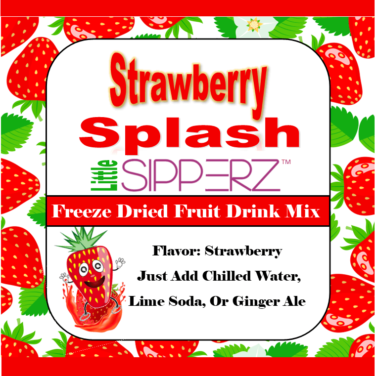 Kids Sipperz "To Go" REAL FRUIT Party Pouches Craft Drink Mixes- Choose from 9 Flavors