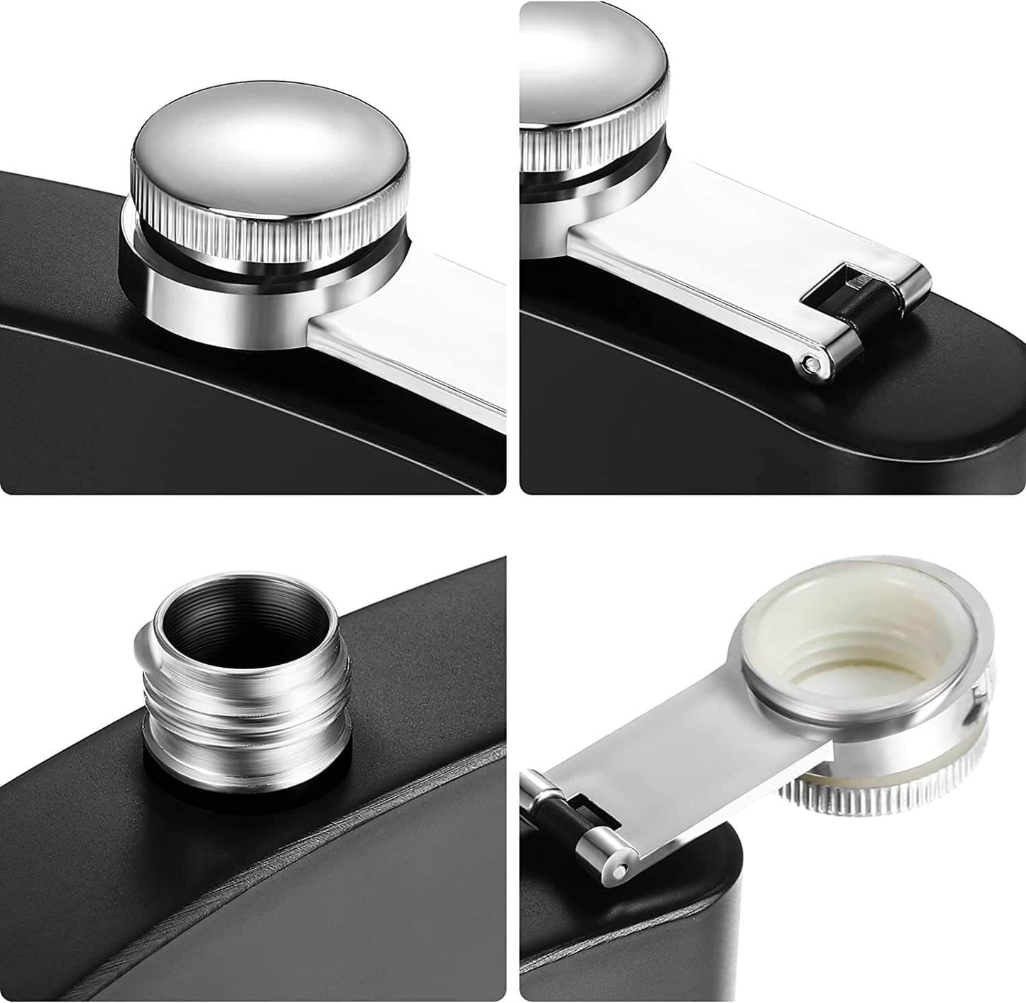 Military 🍾💋✨ Space Force Stainless Steel Hip Flask — 8 oz (Funnel Included)