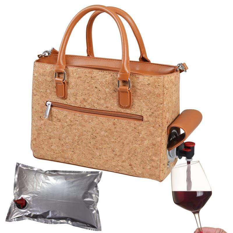 Accessories Winey Drink Purse in Cork Wine WineyBitchesCo