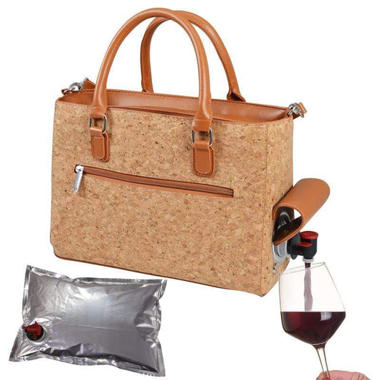 Accessories Winey Drink Purse in Cork Wine WineyBitchesCo