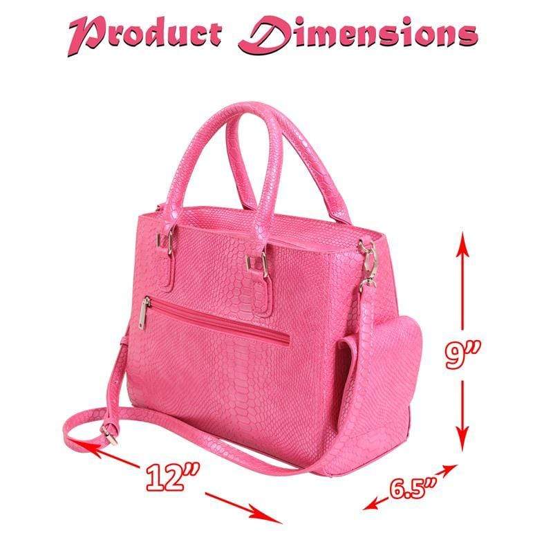 Accessories Winey Drink Purse in Pink Reptilian WineyBitchesCo