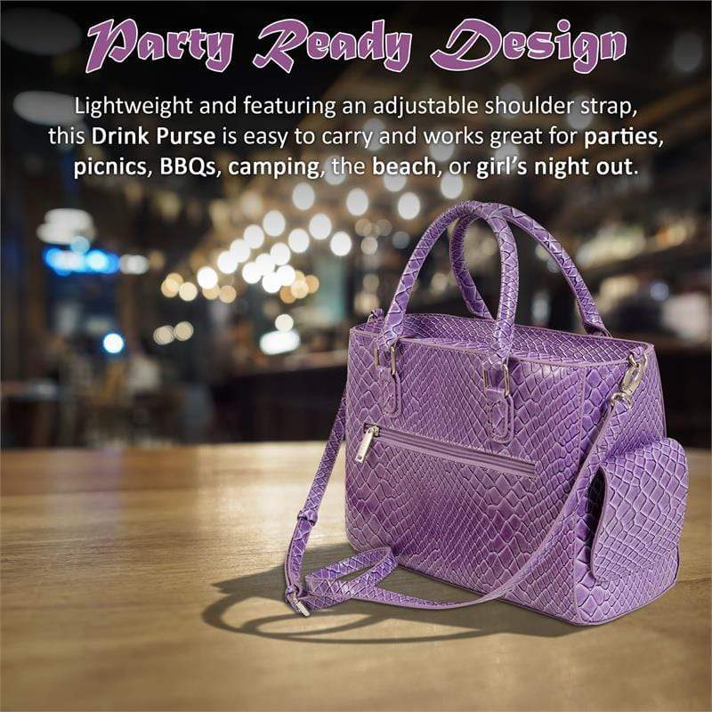 Accessories Winey Drink Purse in Purple Burmese WineyBitchesCo