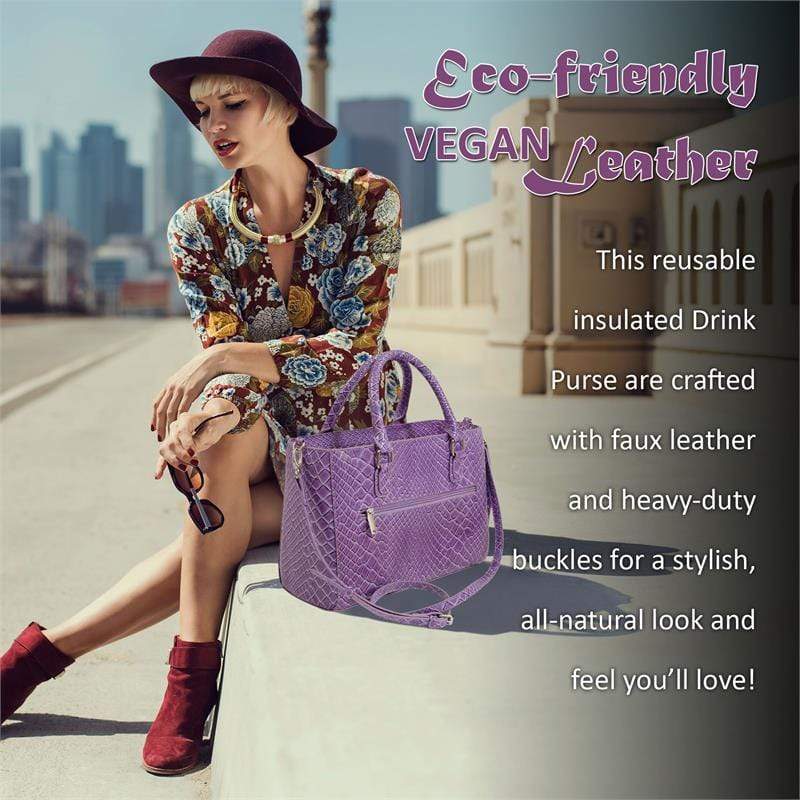 Accessories Winey Drink Purse in Purple Burmese WineyBitchesCo