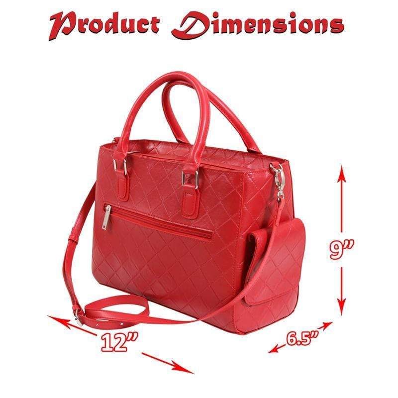 Accessories Winey Drink Purse in Red Quilted WineyBitchesCo