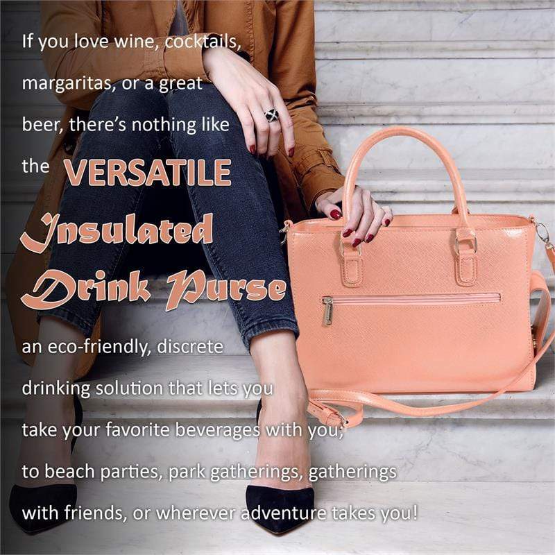 Accessories Winey Drink Purse in Rose Gold Birmingham WineyBitchesCo