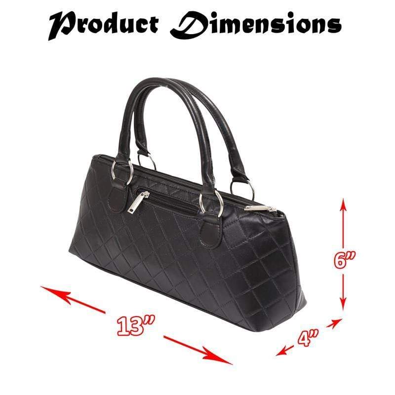 Accessories Winey Wine Clutch Purse- Black Quilted WineyBitchesCo