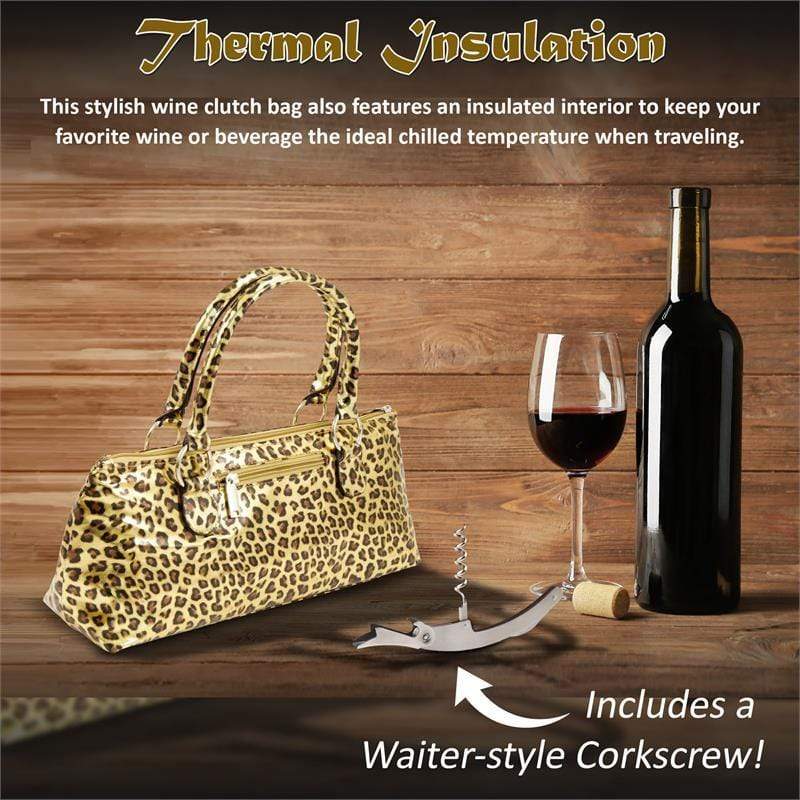 Accessories Winey Wine Clutch Purse- Cheetah WineyBitchesCo