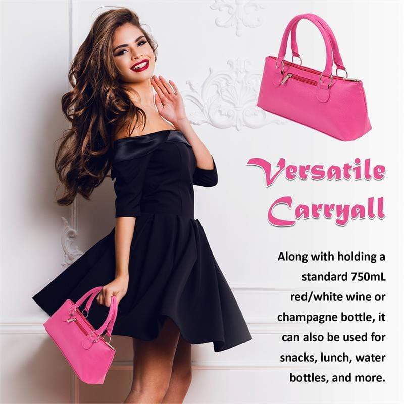 Accessories Winey Wine Clutch Purse- Fuchsia Birmingham WineyBitchesCo
