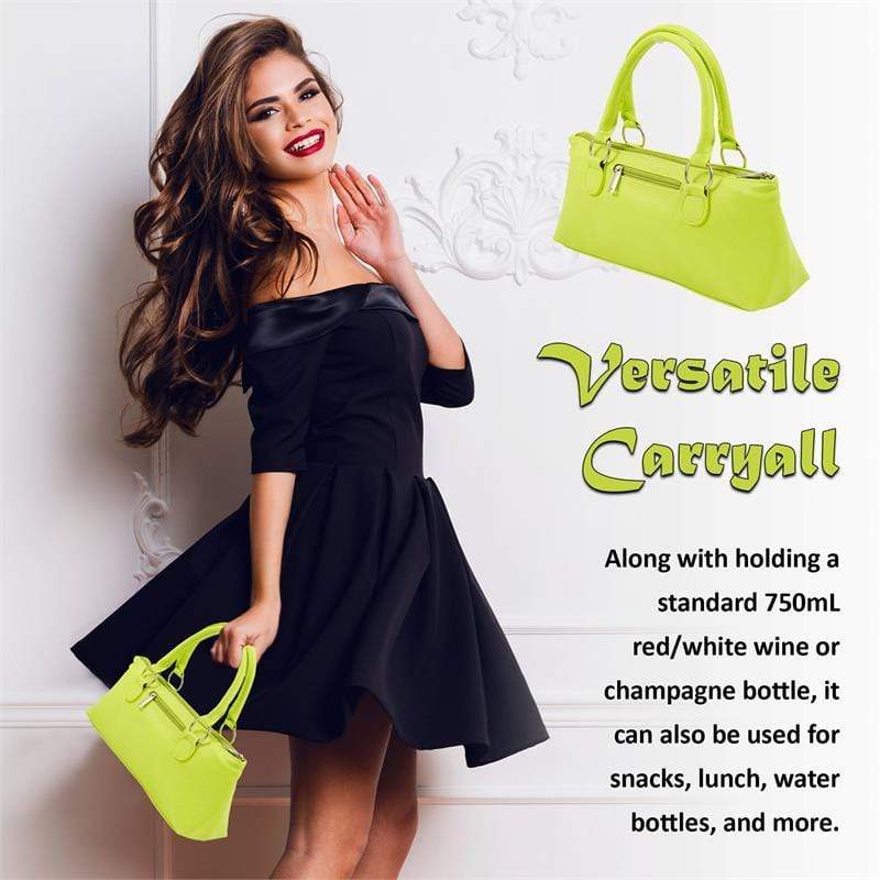 Accessories Winey Wine Clutch Purse- Lime Green Birmingham WineyBitchesCo