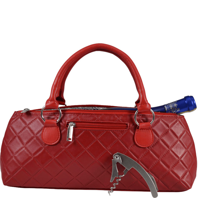 Accessories Winey Wine Clutch Purse- Red Quilted WineyBitchesCo