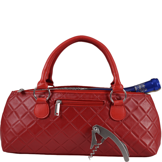 Accessories Winey Wine Clutch Purse- Red Quilted WineyBitchesCo