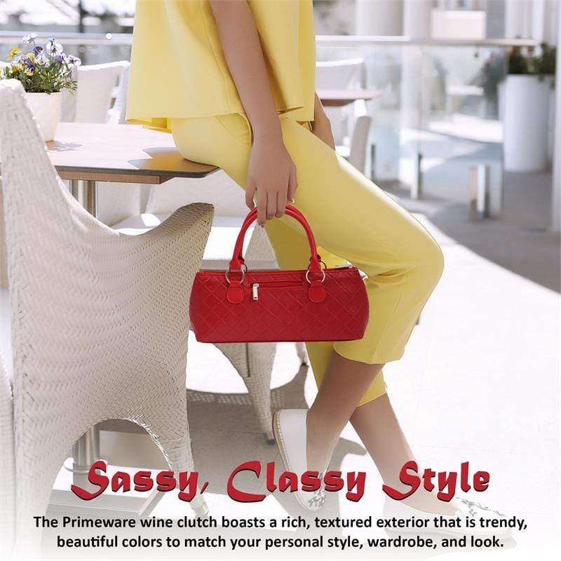 Accessories Winey Wine Clutch Purse- Red Quilted WineyBitchesCo
