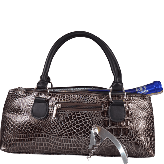 Accessories Winey Wine Clutch Purse- Sassy Copper Brown WineyBitchesCo
