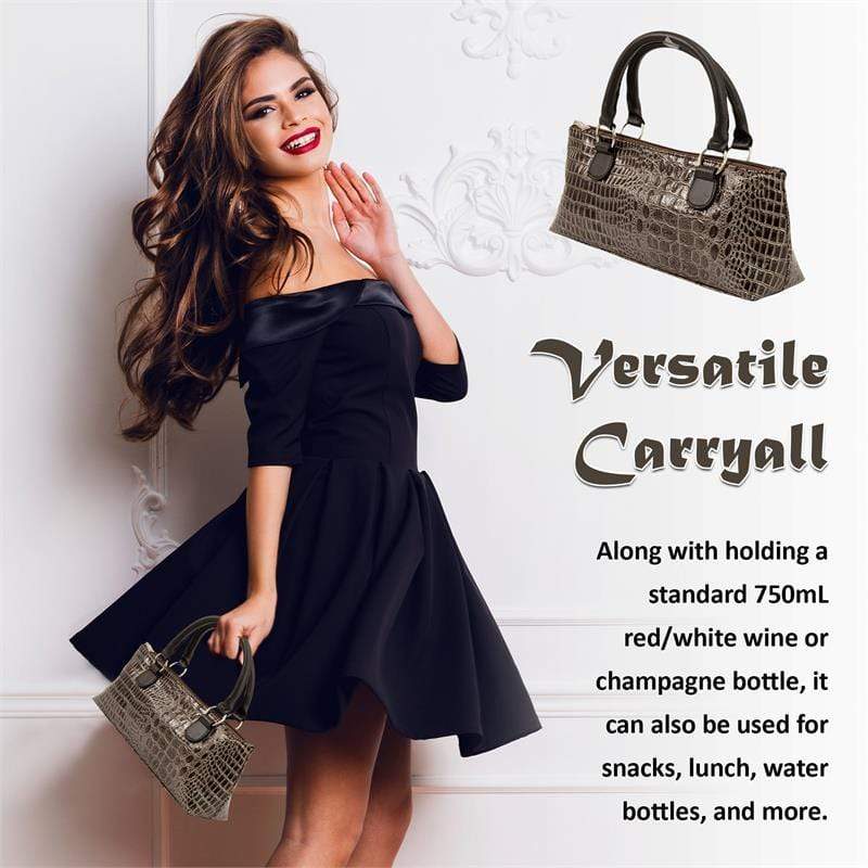 Accessories Winey Wine Clutch Purse- Sassy Copper Brown WineyBitchesCo
