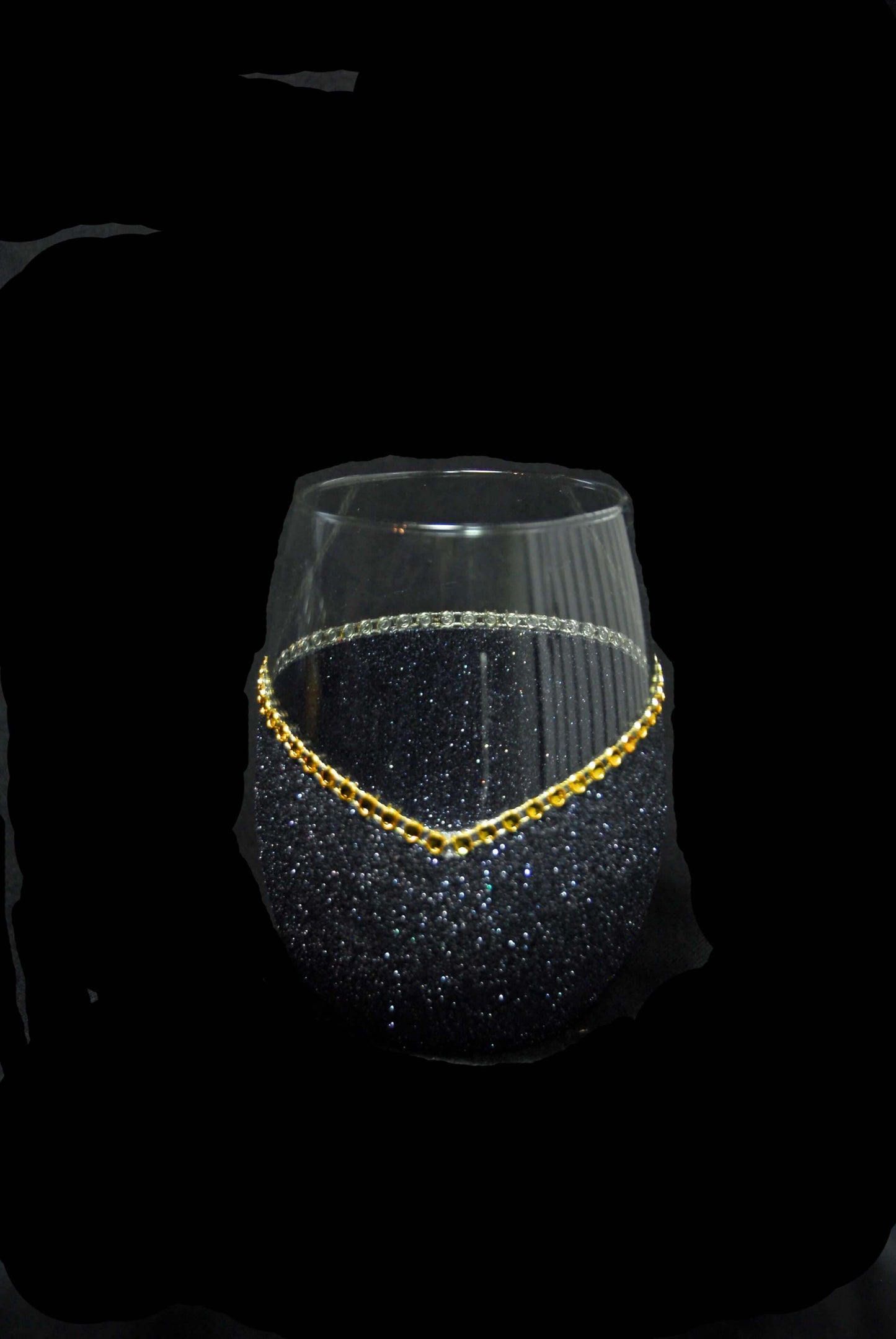 Baltimore Ravens Bling Stem or Stemless Wine Glasses-Choose your color - Winey Bitches - Wine- Women- K9's