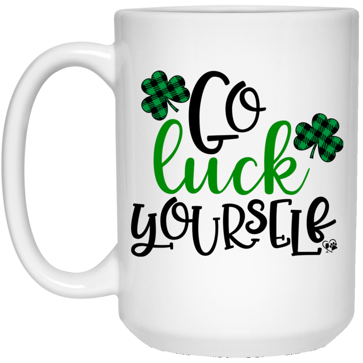 Drinkware White / One Size Winey Bitches Co "Go Luck Yourself" 15 oz. White Mug WineyBitchesCo
