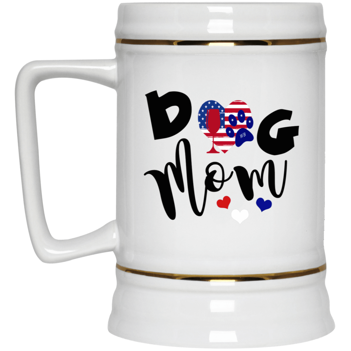 Drinkware White / One Size WineyBitches.Co Beer Stein 22oz. WineyBitchesCo