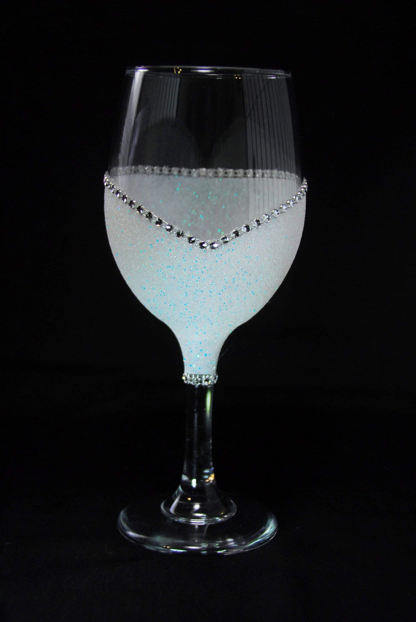 New England Patriots Bling Stem or Stemless Wine Glasses-Choose your color - Winey Bitches - Wine- Women- K9's