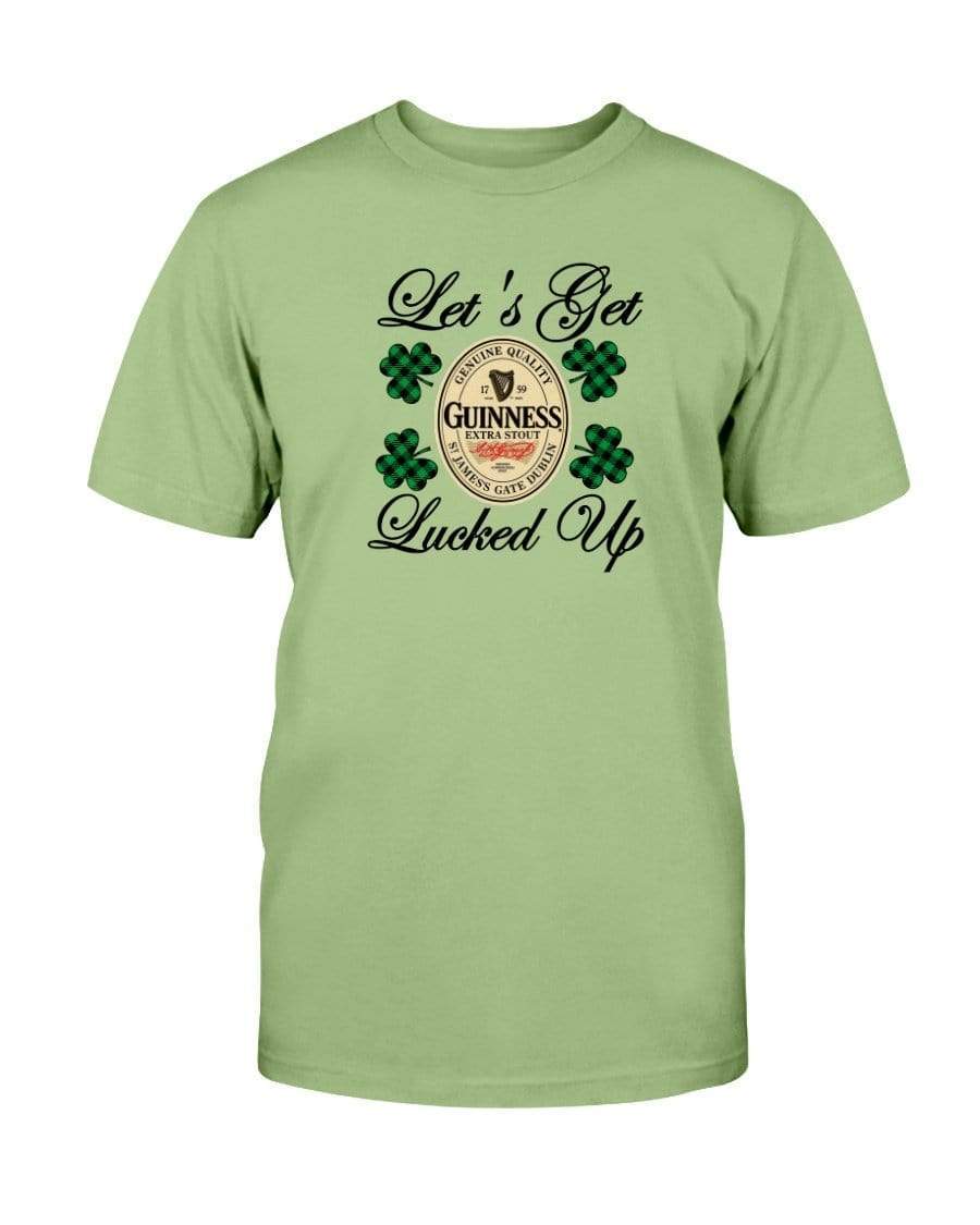 Shirts Kiwi / S Winey Bitches Co "Let's Get Lucked Up" Guinness Ultra Cotton T-Shirt WineyBitchesCo