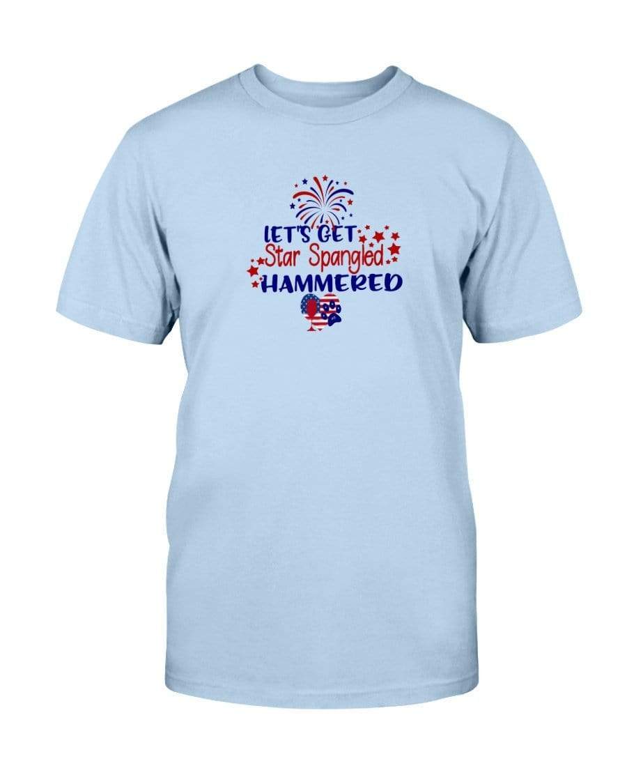 Shirts Light Blue / S Winey Bitches Co "Lets Get Star Spangled Hammered" Ultra Cotton T-Shirt WineyBitchesCo