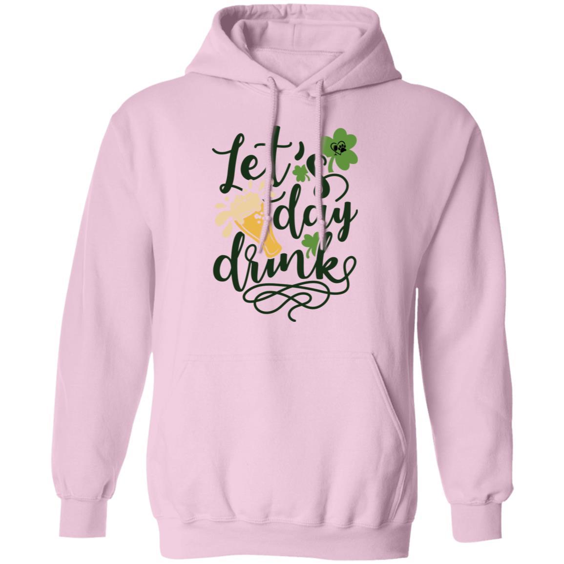 Sweatshirts Light Pink / S Winey Bitches Co "Let's Day Drink" Pullover Hoodie 8 oz. WineyBitchesCo