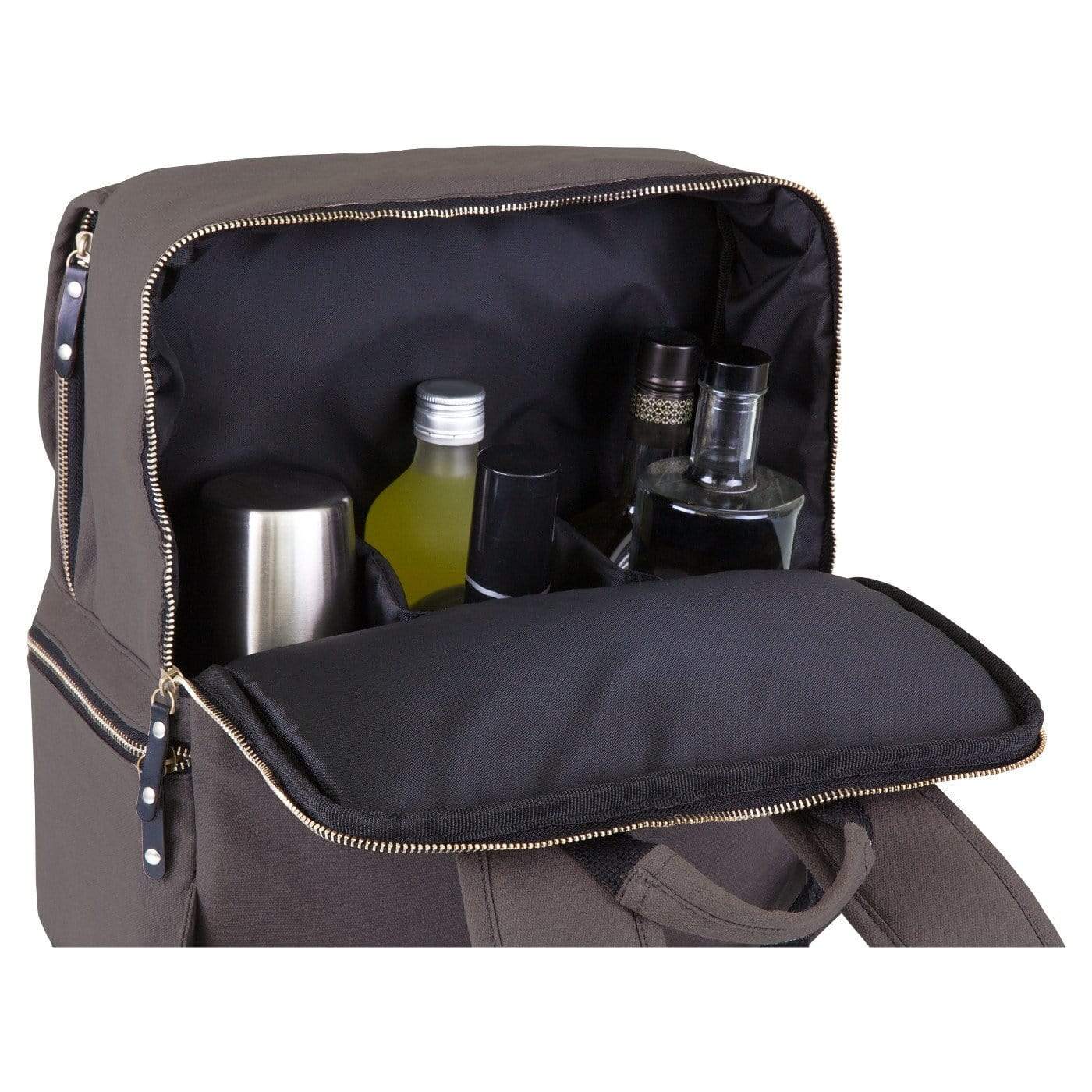 WineyBitches.co PORTABLE BAR-BACKPACK – GREY/BLACK - WineyBitches.Co - Winey Bitches