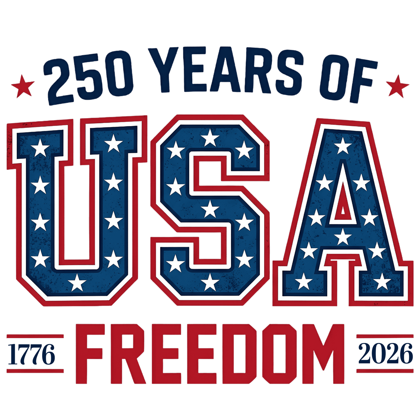 Winey Bitches Co USA 250 Years Of Freedom Glitter Glasses