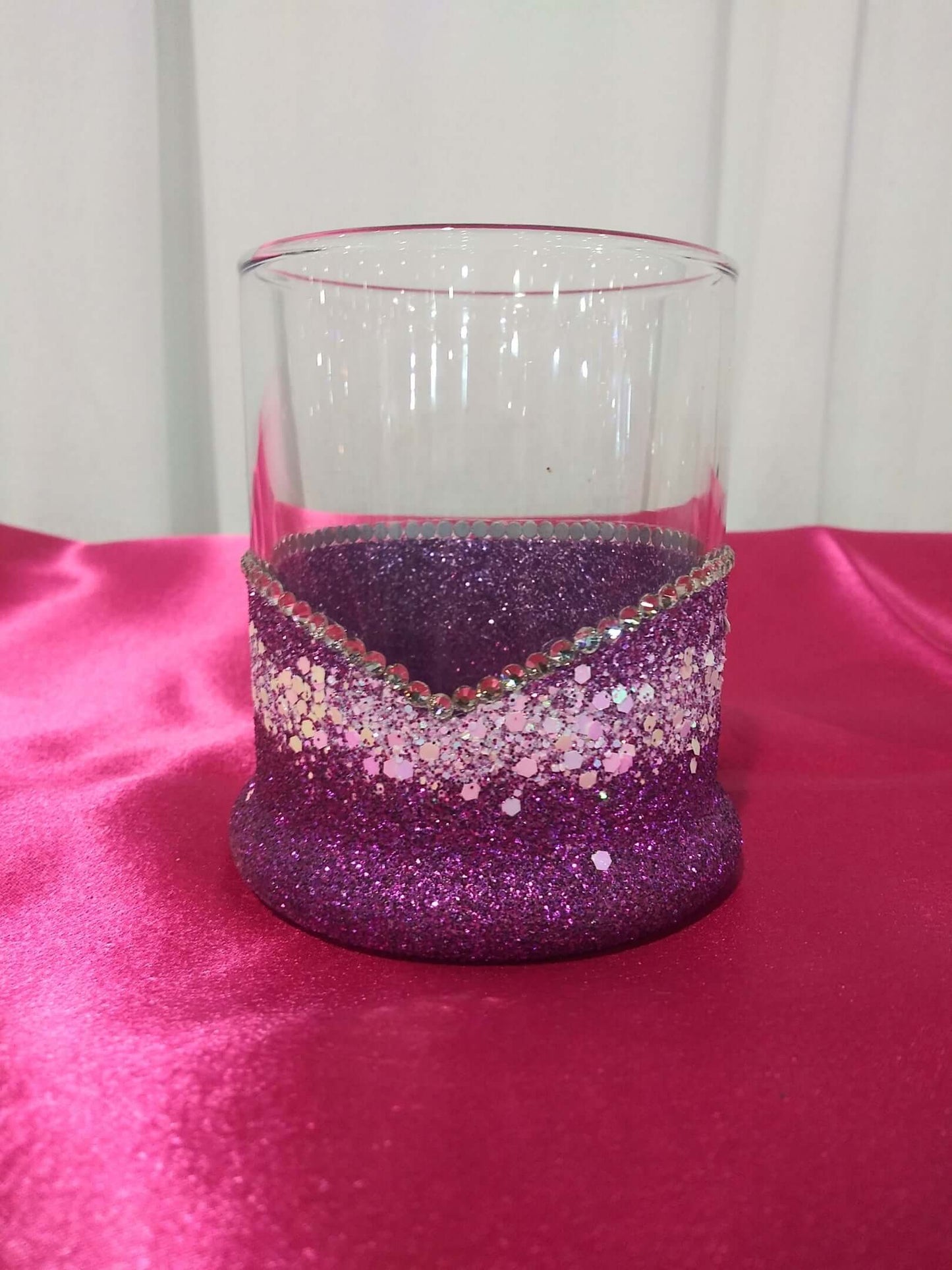 Winey Bitches Co Blinged Two Toned Whiskey-Highball Glasses-Choose Color