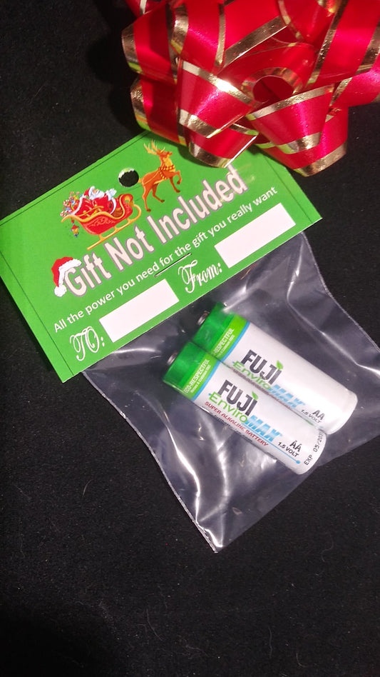 Gift Not Included AA Batteries