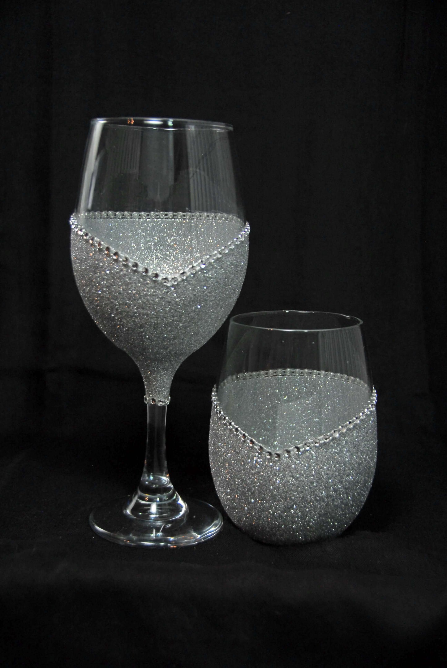 Don't Worry Beach Happy l Summer Collection l Winey Bitches Co Glitter Glasses