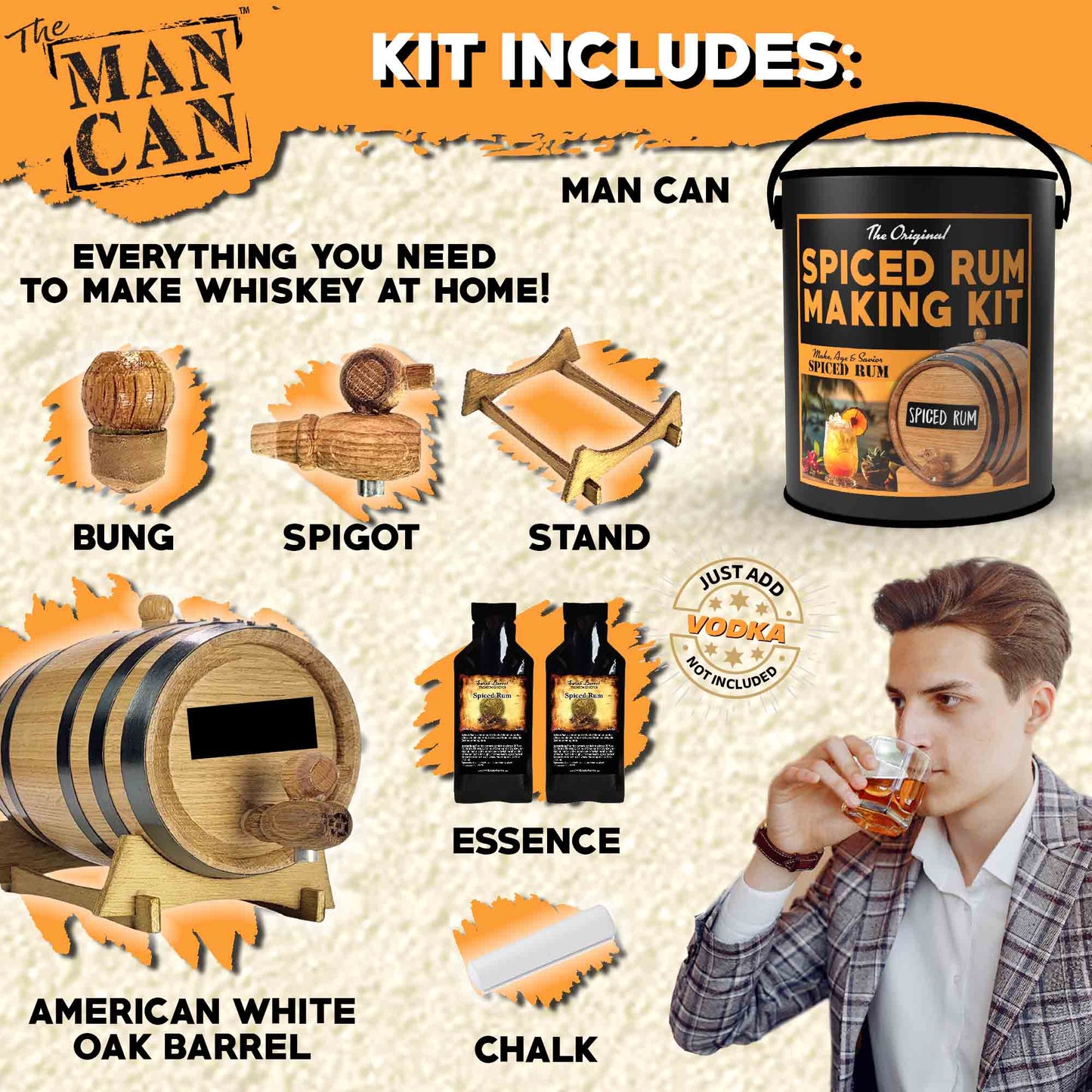 Rum Making Kit in a Can – Experience the Art of Rum Crafting
