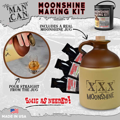 Moonshine Making Kit in a Can – Experience the Art of Moonshine Crafting