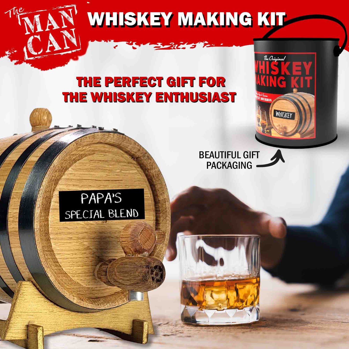 Whiskey Making Kit in a Can – Experience the Art of Whiskey Crafting