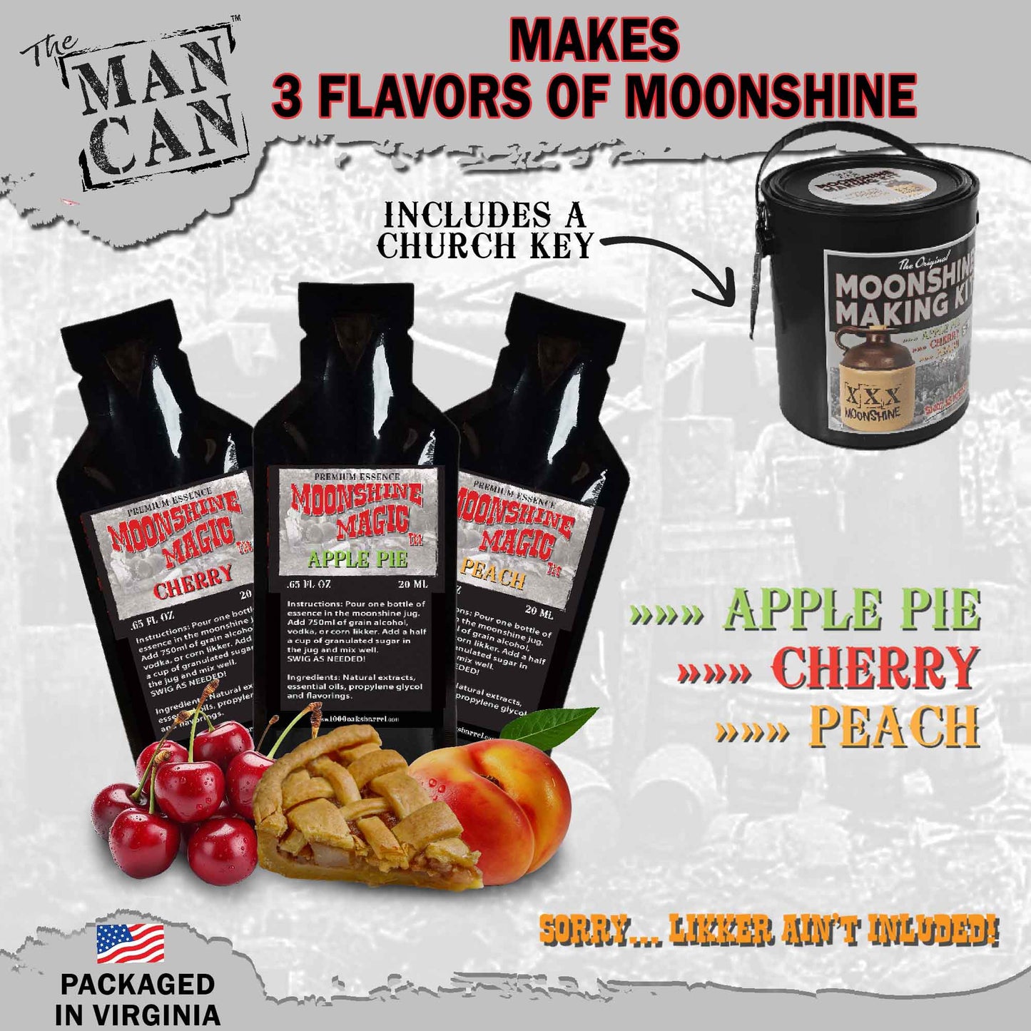 Moonshine Making Kit in a Can – Experience the Art of Moonshine Crafting