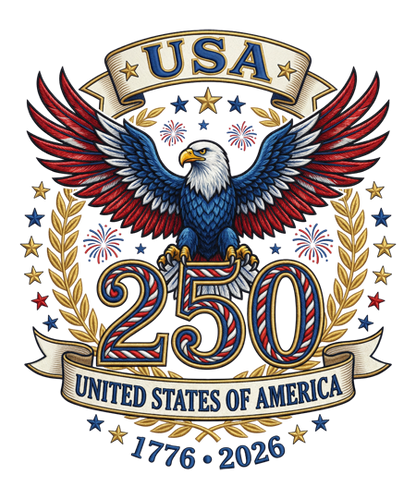 Winey Bitches Co RWB Eagle Gold Band 250 Years Of Freedom Glitter Glasses