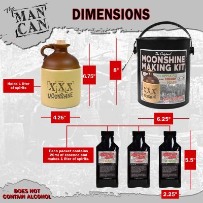 Moonshine Making Kit in a Can – Experience the Art of Moonshine Crafting
