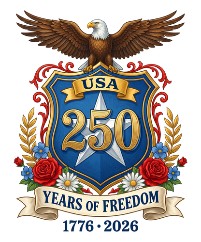Winey Bitches Co Eagle 250 Years Of Freedom Glitter Glasses