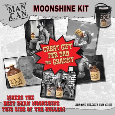 Moonshine Making Kit in a Can – Experience the Art of Moonshine Crafting