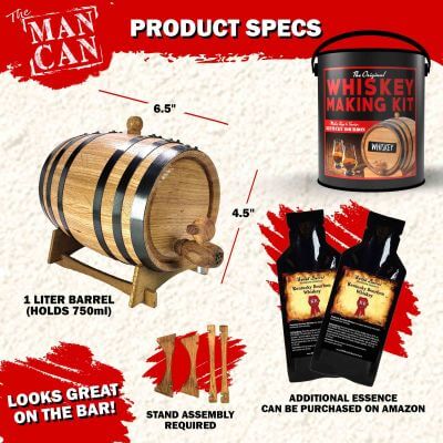 Whiskey Making Kit in a Can – Experience the Art of Whiskey Crafting