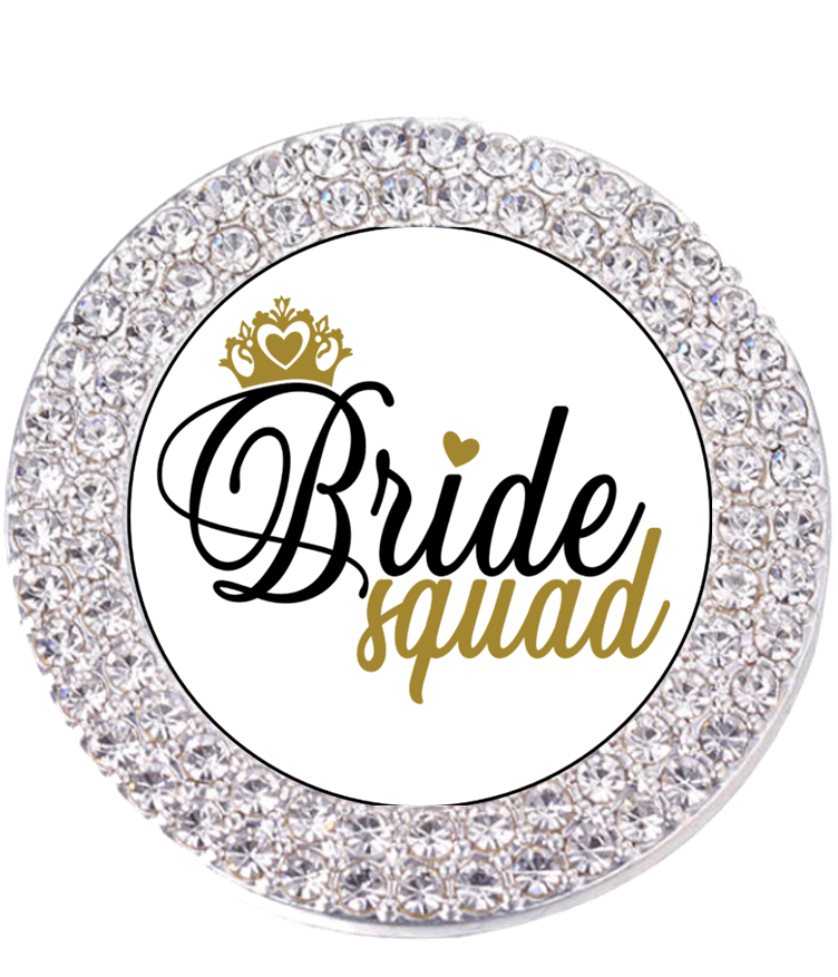 Wedding Floozie Coozies™ | Custom Bridal Party Wine Glass Coozies