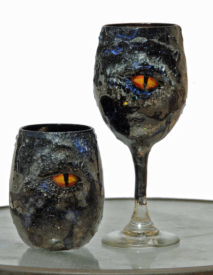 TRITON (shatterproof) STEM DRAGON EYE Wine Glasses