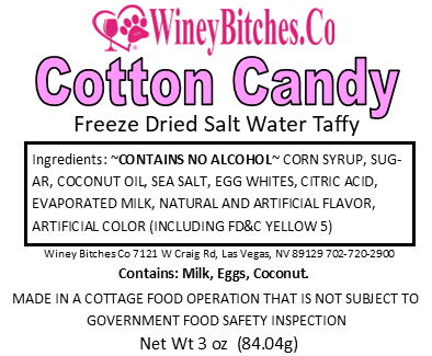 Freeze Dried Cotton Candy