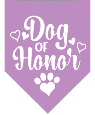 🐶💋💍 Winey Bitches Co Dog On Honor Doggie Bandana