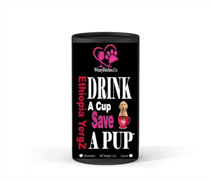 Ethiopia YergZ Coffee WB "Drink A Cup Save A Pup"