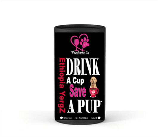 Ethiopia YergZ Coffee WB "Drink A Cup Save A Pup"