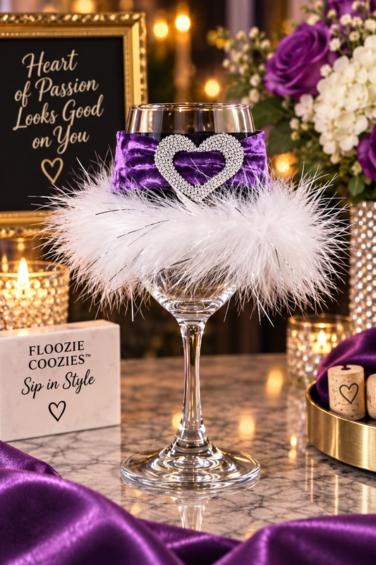 Winey Bitches Co. “Heart of Passion” Jeweled Floozie Coozie™