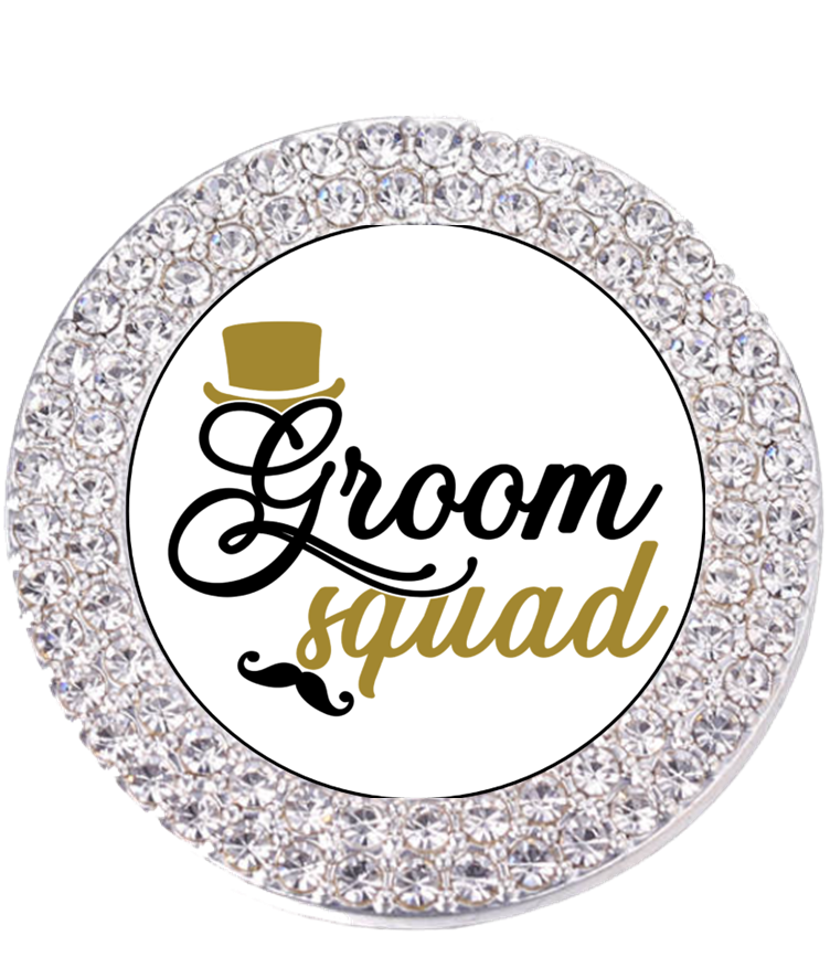 Wedding Floozie Coozies™ | Custom Bridal Party Wine Glass Coozies