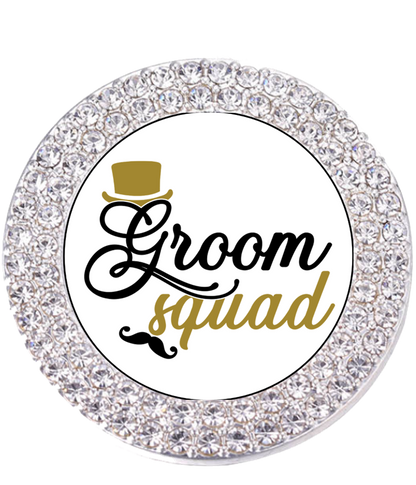 Wedding Floozie Coozies™ | Custom Bridal Party Wine Glass Coozies