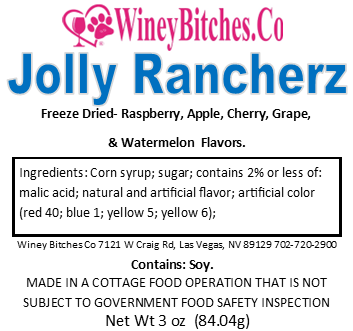 Freeze Dried Jolly Rancherz Candy