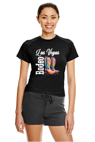 New-Rodeo Las Vegas (Colorful Boots)- Country Western Graphic Tee